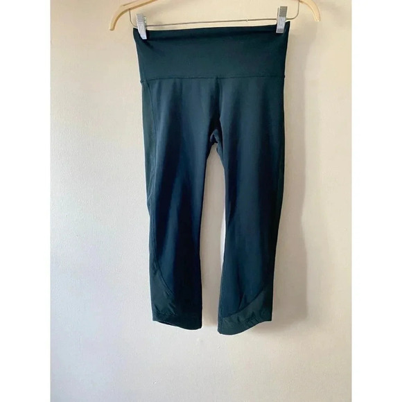 Lululemon Leggings Women’s 6 Ready Set Go Crop in Submarine - Picture 3 of 9